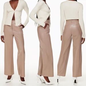 Aritzia Babaton Faux Leather Pants